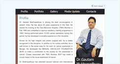 Desktop Screenshot of drgautammukhopadhyay.org