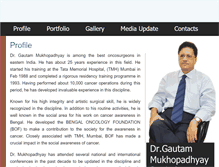 Tablet Screenshot of drgautammukhopadhyay.org